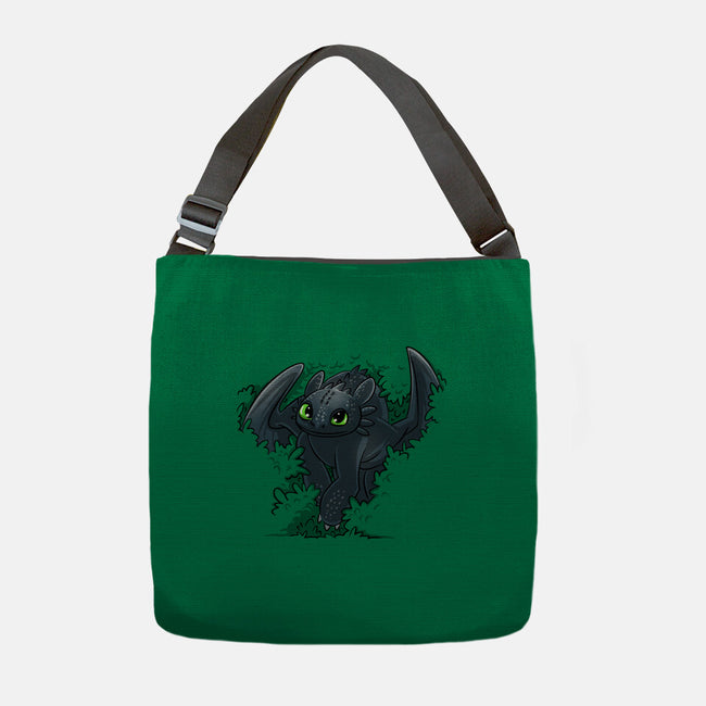 Dragon In The Bushes-None-Adjustable Tote-Bag-zascanauta