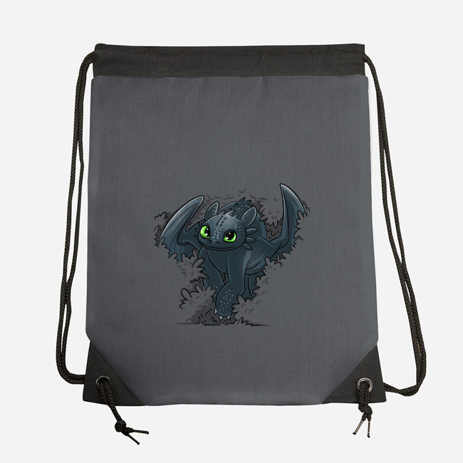 Dragon In The Bushes-None-Drawstring-Bag-zascanauta