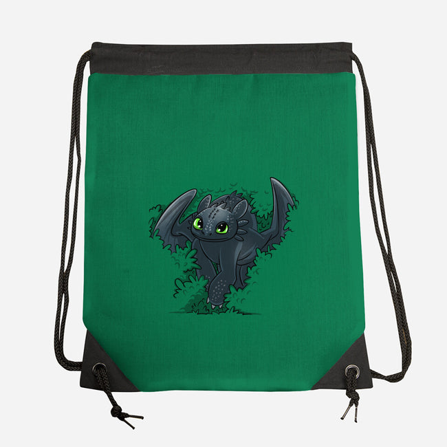 Dragon In The Bushes-None-Drawstring-Bag-zascanauta