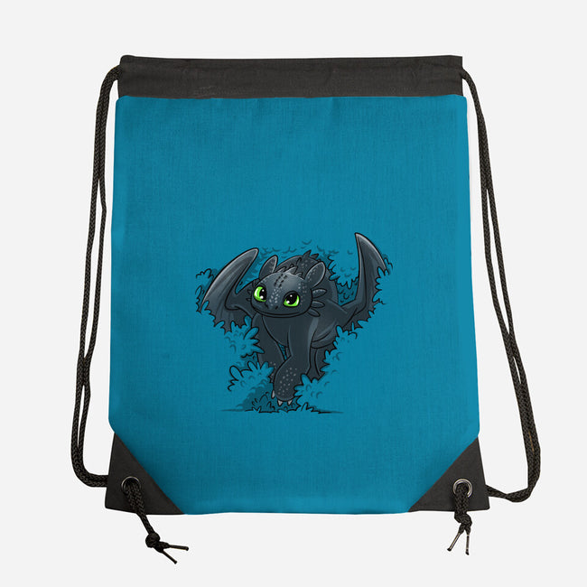Dragon In The Bushes-None-Drawstring-Bag-zascanauta