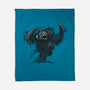 Dragon In The Bushes-None-Fleece-Blanket-zascanauta