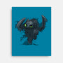 Dragon In The Bushes-None-Stretched-Canvas-zascanauta