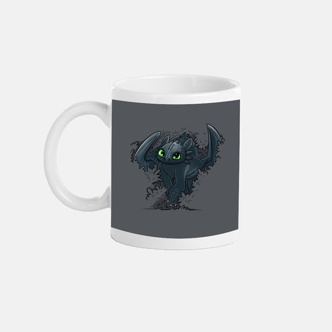 Dragon In The Bushes-None-Mug-Drinkware-zascanauta