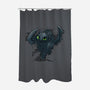 Dragon In The Bushes-None-Polyester-Shower Curtain-zascanauta