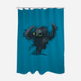 Dragon In The Bushes-None-Polyester-Shower Curtain-zascanauta