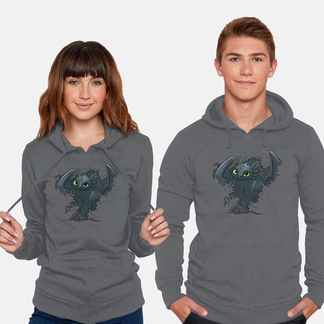 Dragon In The Bushes-Unisex-Pullover-Sweatshirt-zascanauta