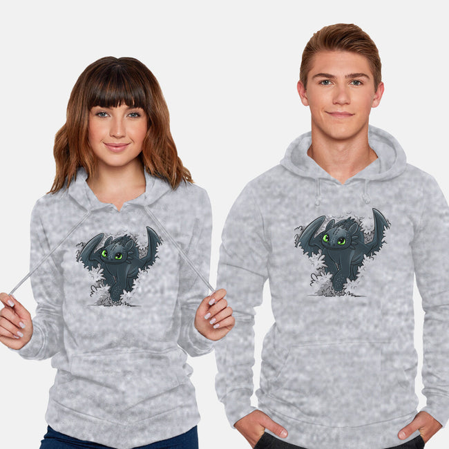 Dragon In The Bushes-Unisex-Pullover-Sweatshirt-zascanauta