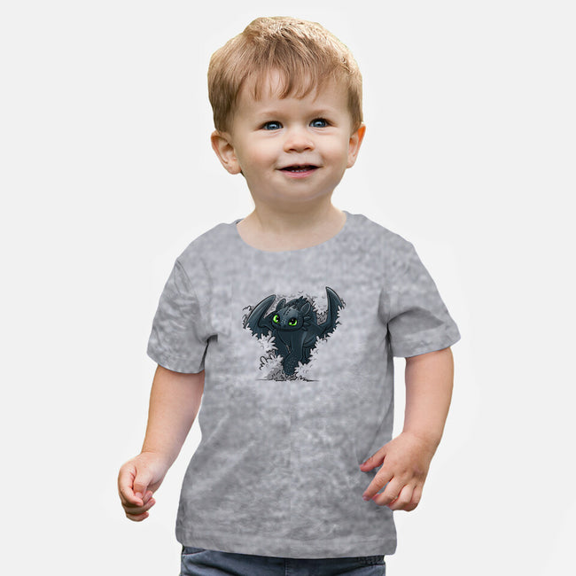 Dragon In The Bushes-Baby-Basic-Tee-zascanauta