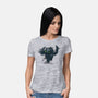 Dragon In The Bushes-Womens-Basic-Tee-zascanauta