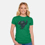 Dragon In The Bushes-Womens-Fitted-Tee-zascanauta