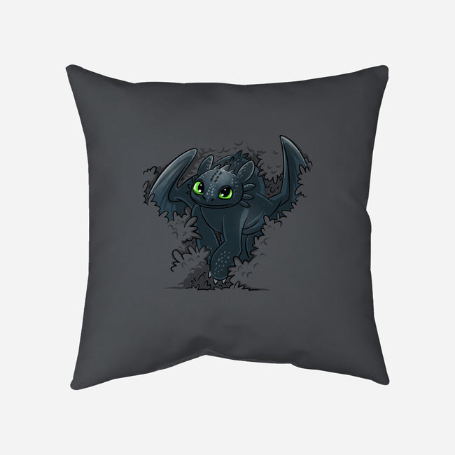 Dragon In The Bushes-None-Removable Cover w Insert-Throw Pillow-zascanauta