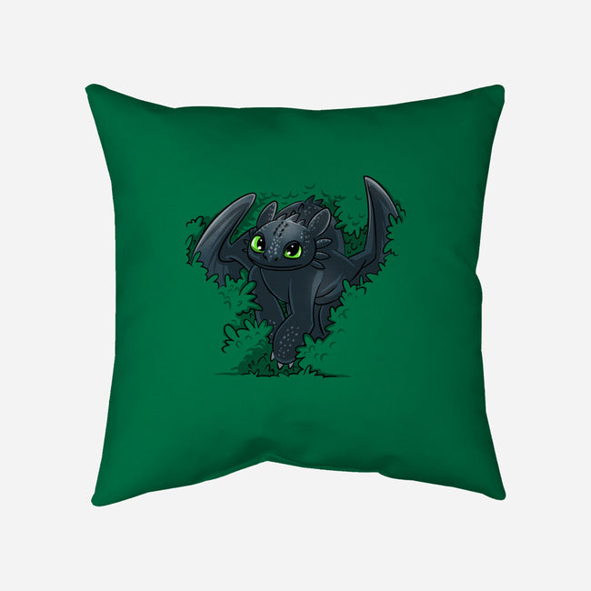 Dragon In The Bushes-None-Removable Cover w Insert-Throw Pillow-zascanauta