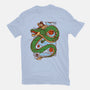 The Kid And The Dragon-Womens-Fitted-Tee-sebasebi