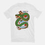 The Kid And The Dragon-Womens-Fitted-Tee-sebasebi