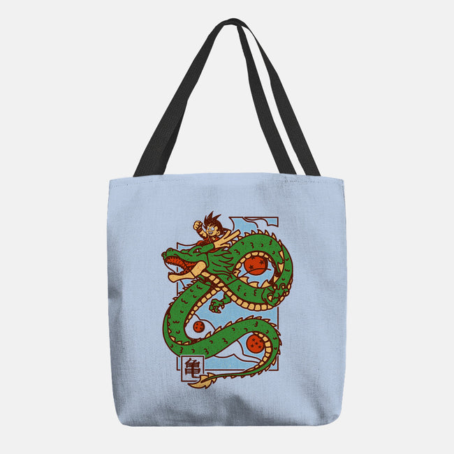 The Kid And The Dragon-None-Basic Tote-Bag-sebasebi