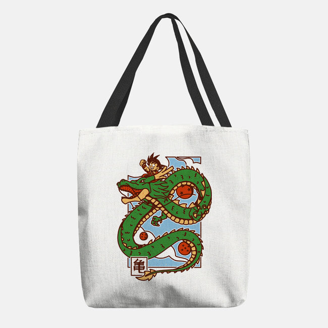 The Kid And The Dragon-None-Basic Tote-Bag-sebasebi