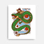 The Kid And The Dragon-None-Stretched-Canvas-sebasebi