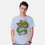 The Kid And The Dragon-Mens-Basic-Tee-sebasebi