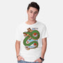 The Kid And The Dragon-Mens-Basic-Tee-sebasebi