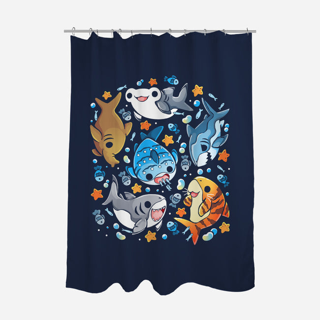 Sharky-None-Polyester-Shower Curtain-Vallina84