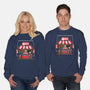 That's No Moon Cafe-Unisex-Crew Neck-Sweatshirt-krisren28