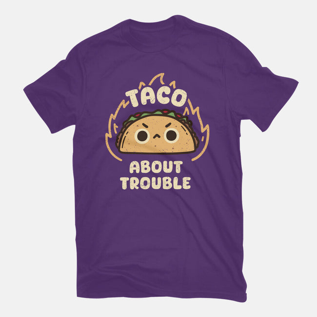 Taco About Trouble-Womens-Basic-Tee-rarpoint
