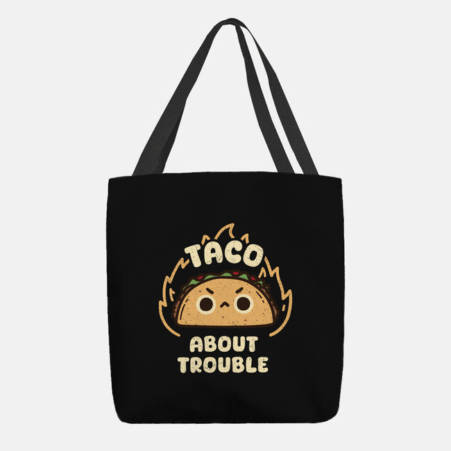 Taco About Trouble-None-Basic Tote-Bag-rarpoint
