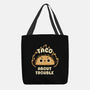 Taco About Trouble-None-Basic Tote-Bag-rarpoint