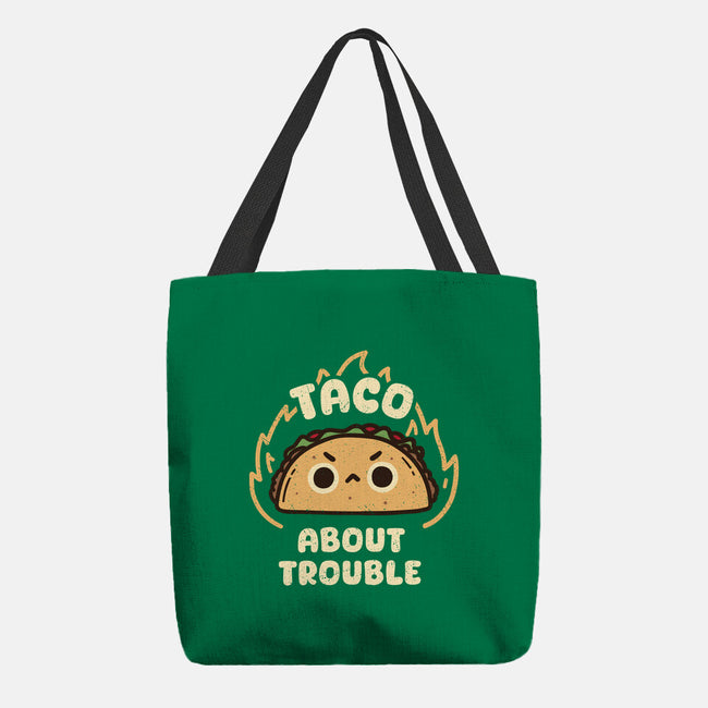 Taco About Trouble-None-Basic Tote-Bag-rarpoint