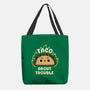Taco About Trouble-None-Basic Tote-Bag-rarpoint