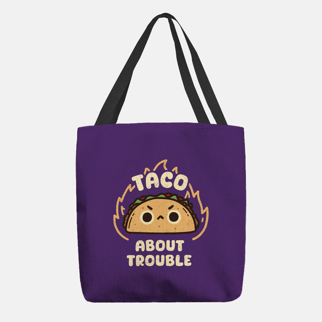 Taco About Trouble-None-Basic Tote-Bag-rarpoint