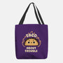 Taco About Trouble-None-Basic Tote-Bag-rarpoint