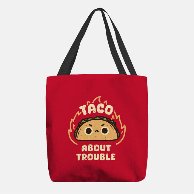 Taco About Trouble-None-Basic Tote-Bag-rarpoint