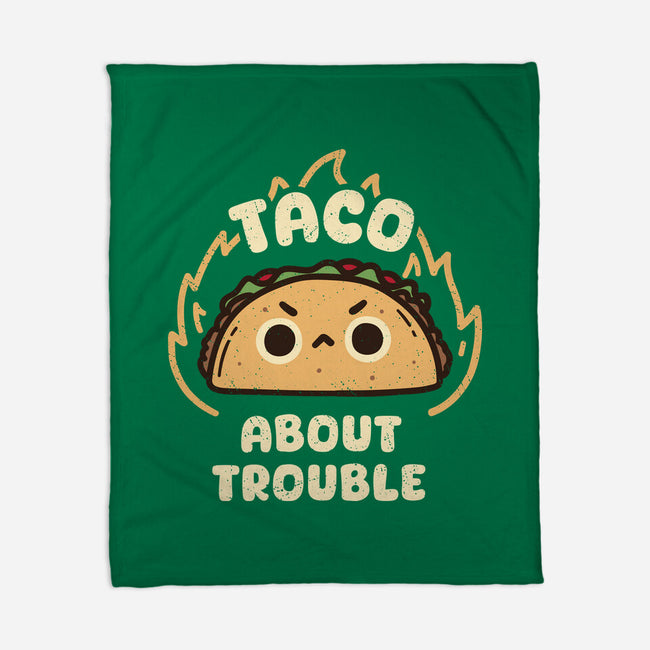 Taco About Trouble-None-Fleece-Blanket-rarpoint