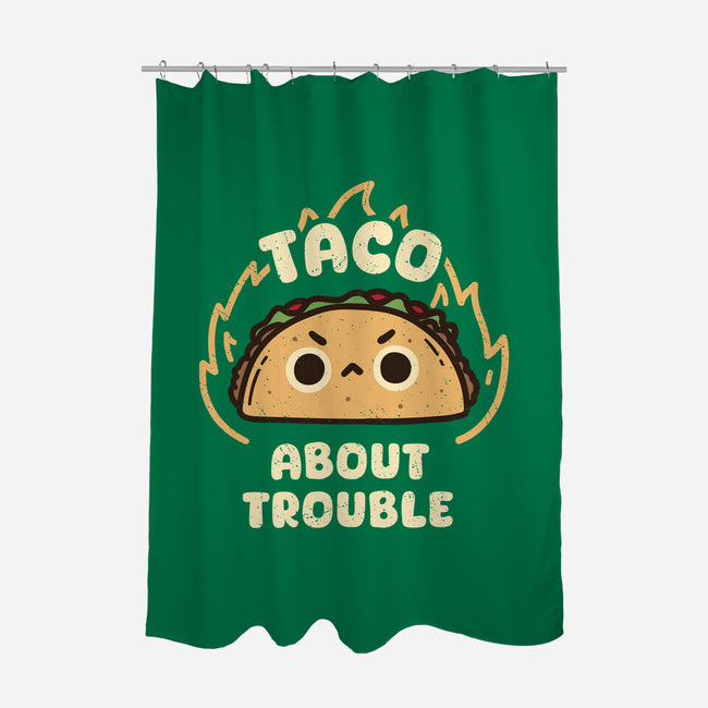 Taco About Trouble-None-Polyester-Shower Curtain-rarpoint