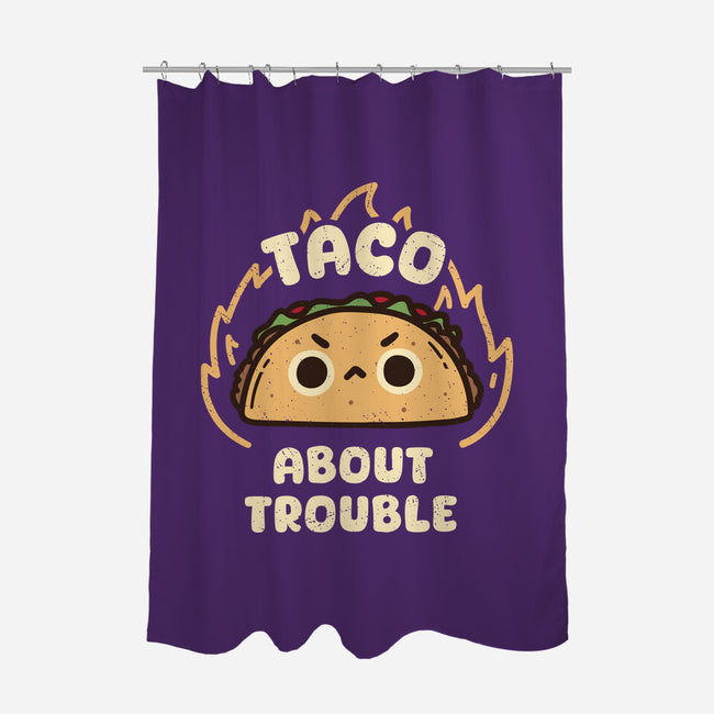 Taco About Trouble-None-Polyester-Shower Curtain-rarpoint