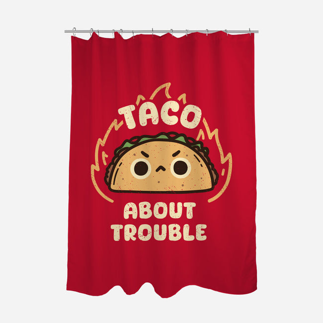Taco About Trouble-None-Polyester-Shower Curtain-rarpoint