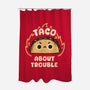 Taco About Trouble-None-Polyester-Shower Curtain-rarpoint