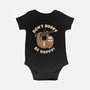Don't Hurry Just Be Happy-Baby-Basic-Onesie-rarpoint