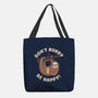 Don't Hurry Just Be Happy-None-Basic Tote-Bag-rarpoint