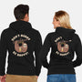 Don't Hurry Just Be Happy-Unisex-Zip-Up-Sweatshirt-rarpoint
