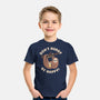Don't Hurry Just Be Happy-Youth-Basic-Tee-rarpoint