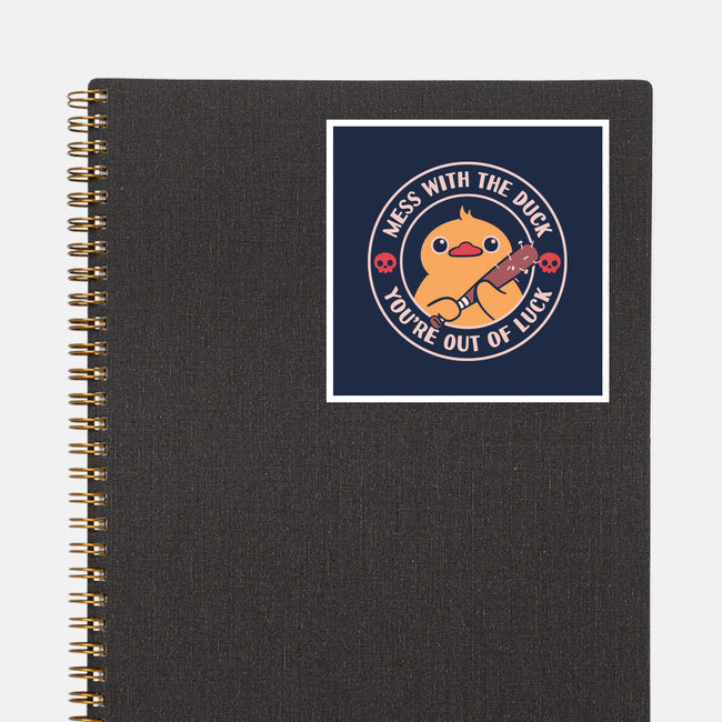 Duck And Luck-None-Glossy-Sticker-rarpoint