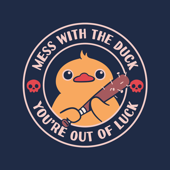 Duck And Luck-Womens-Fitted-Tee-rarpoint