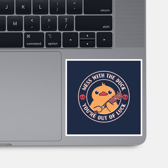 Duck And Luck-None-Glossy-Sticker-rarpoint