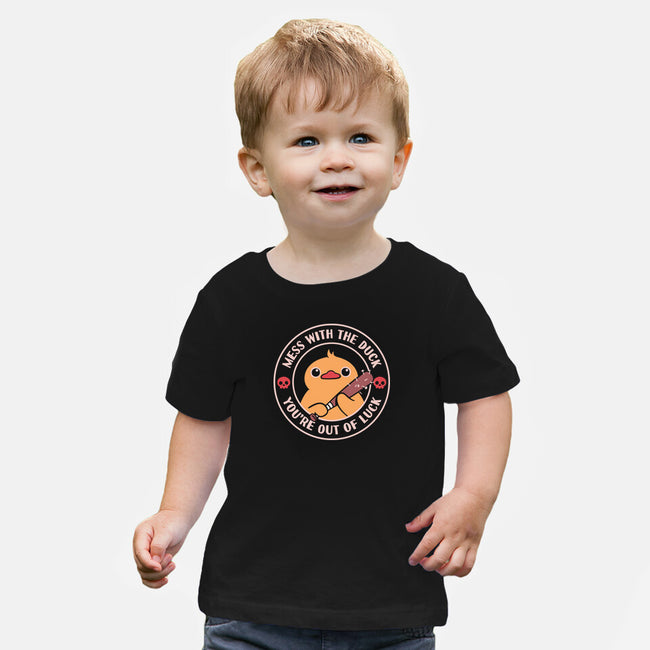 Duck And Luck-Baby-Basic-Tee-rarpoint