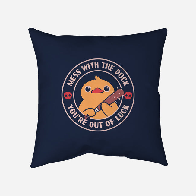 Duck And Luck-None-Removable Cover w Insert-Throw Pillow-rarpoint