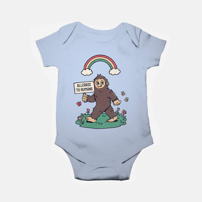 Allergic To All Humans-Baby-Basic-Onesie-rarpoint