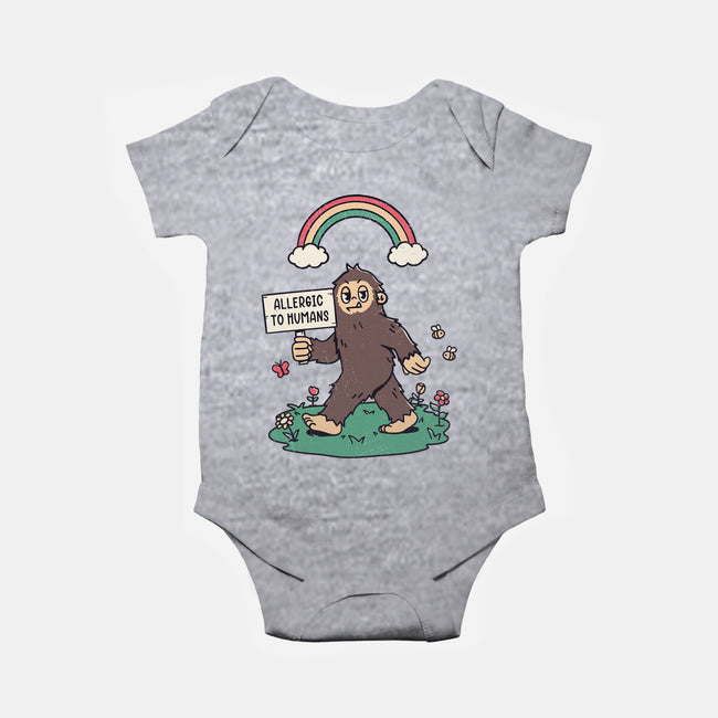 Allergic To All Humans-Baby-Basic-Onesie-rarpoint