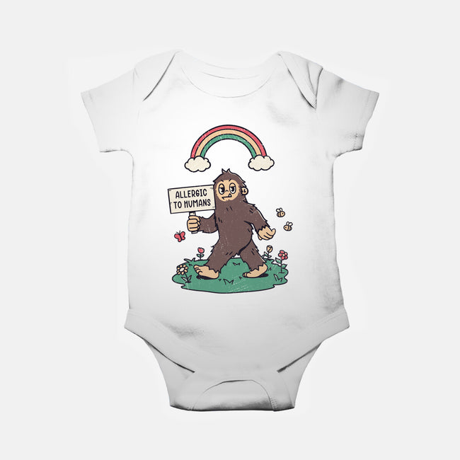 Allergic To All Humans-Baby-Basic-Onesie-rarpoint